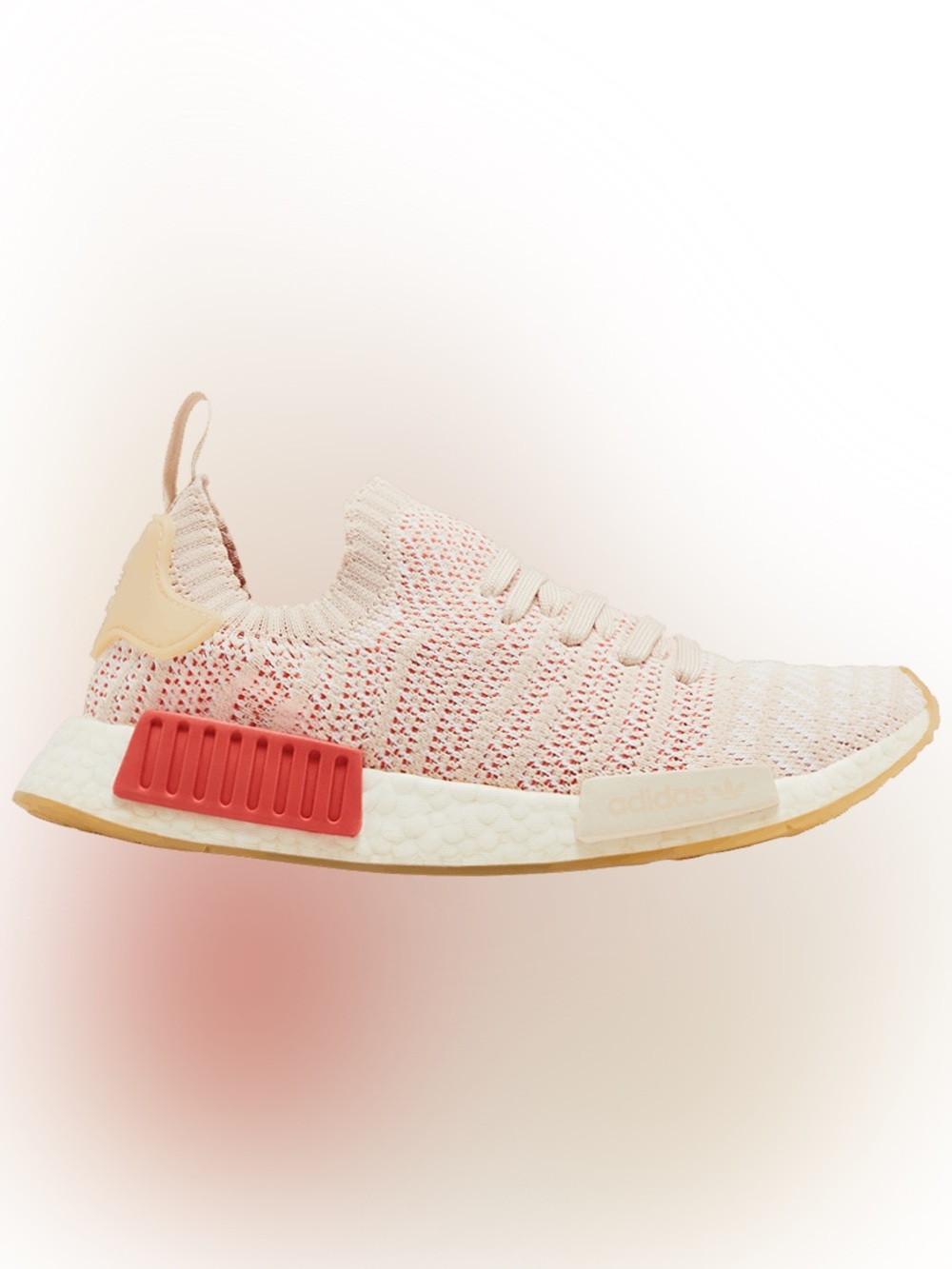 Adidas Originals NMD_R1 STLT Primeknit Sneakers Pink/Cream – Women’s Size 7